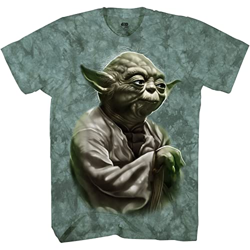 Amazon.com: STAR WARS Yoda Wise One Tie Dye T-Shirt for Men Adult